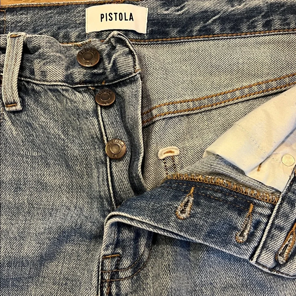 Pistola Straight Jean with Stepped Hem size 29
